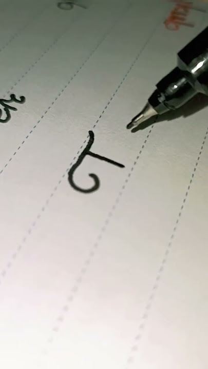 Magic handwriting Name Tanji | #handwriting #handwritingskills #calligraphy #alphabet #art