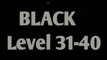 BLACK Level 31-40 Androidios Gameplay Walkthrough By Bart Bonte