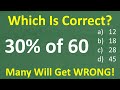 Understanding Percentages and Basic Math
