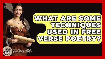 What Are Some Techniques Used In Free Verse Poetry? - The Prose Path