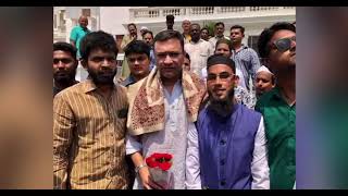 Akbaruddin owasis sahab meeting people 😍🥰 of LAL Darwaza in Darussalam Hyderabad#subscribe#short##