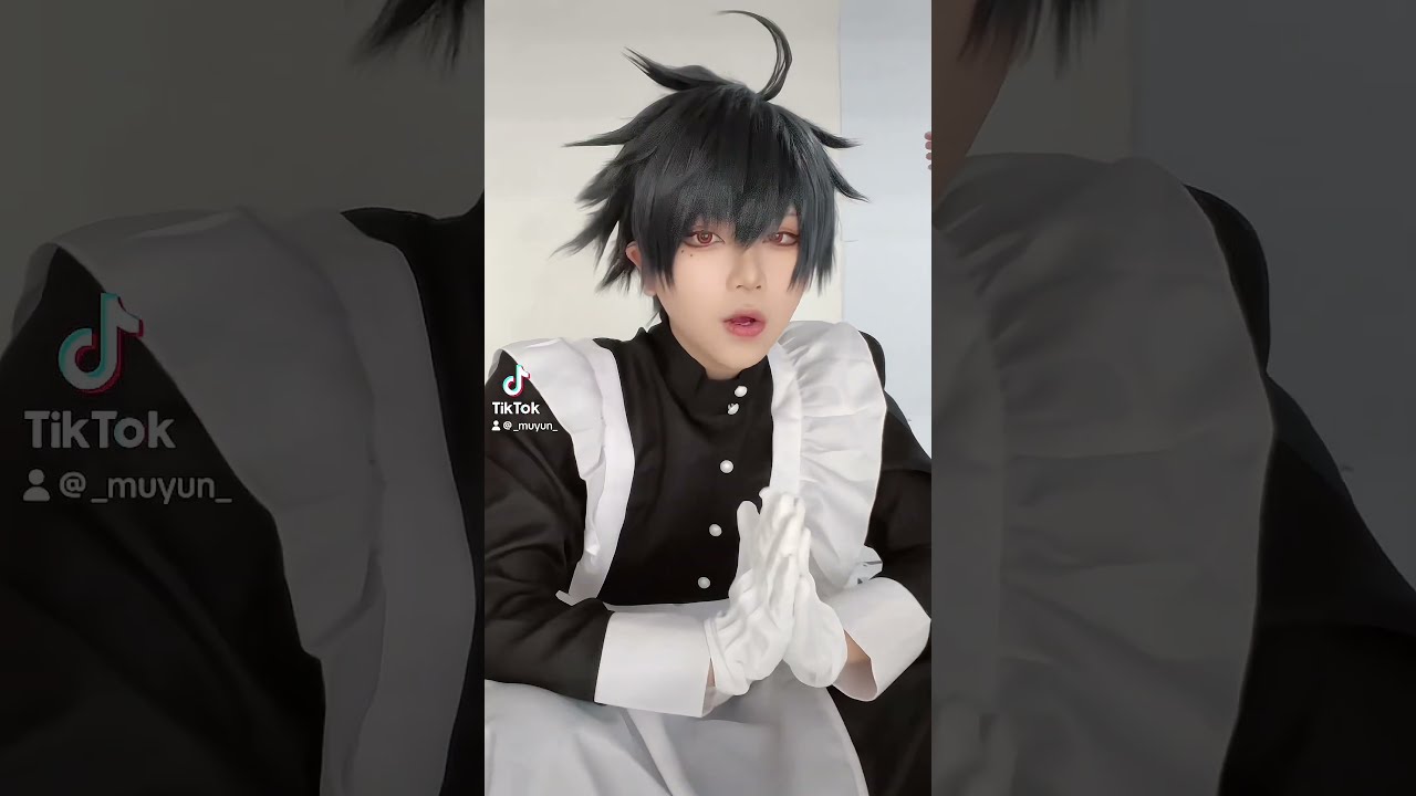 出品本日まで 桃源暗鬼 メイドカフェ コスプレ メイド服 唾切