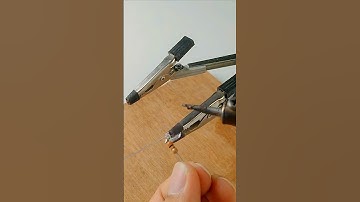 9v battery hacks #diy #inventions #torchlight