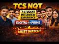 TCS NQT 7 Student Interview Experience 🔥 Digital &amp; Prime Reality | Real Questions Asked 😱