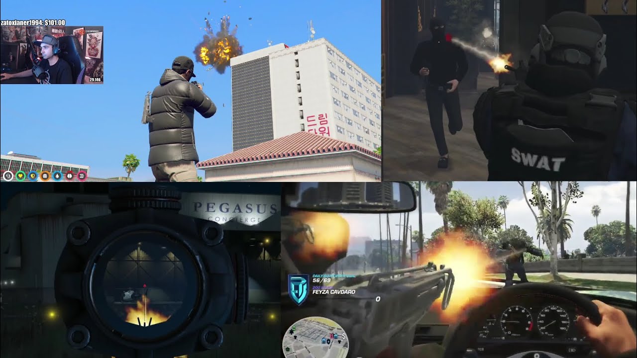 CG Wipe the ENTIRE PD after the MOST INSANE 2 Hour Holdout (Multiple POVs)