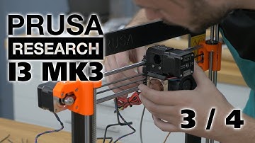 Prusa MK3 Full Assembly - E-axis (Timestamps in Description)
