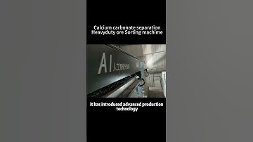 Method for separating impurities from calcium carbonate by Mingde heavy duty ore color sorter #ore