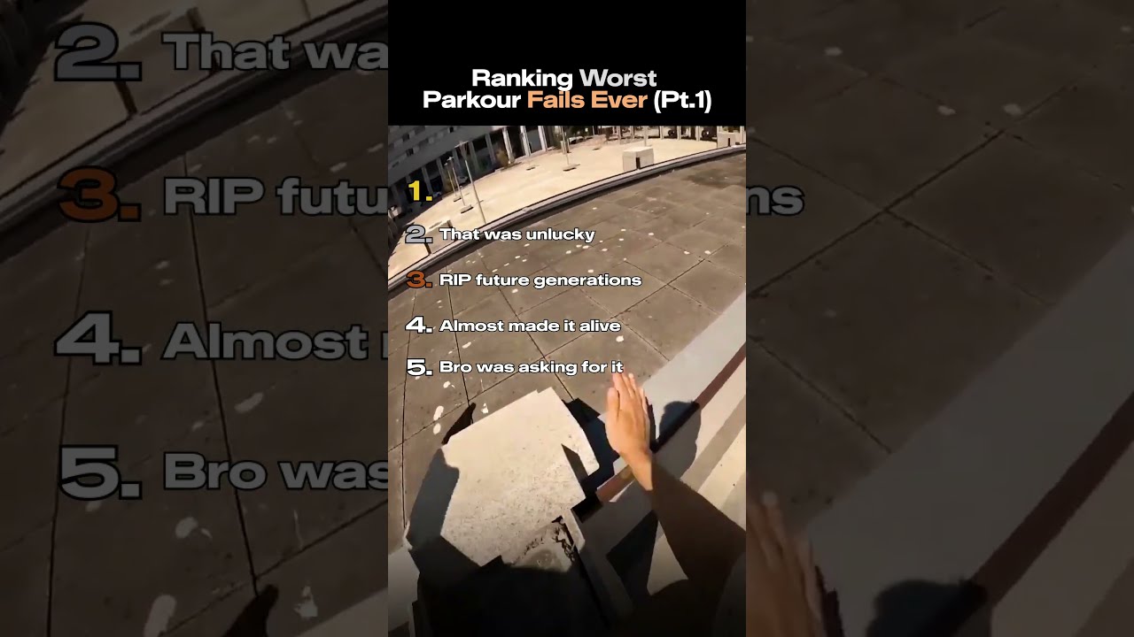 Worst Parkour Fails Ranking