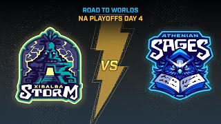 SMITE Challenger Circuit NA: Road to Worlds Playoffs Day 4 - Athenian Sages Vs Xibalba Storm