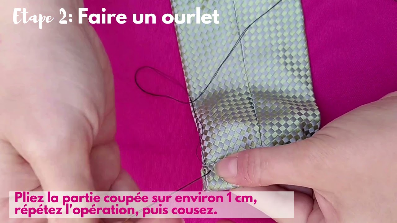 Tuto do it yourself (DIY) : transformer une cravate en pochette pour  téléphone portable - YouTube