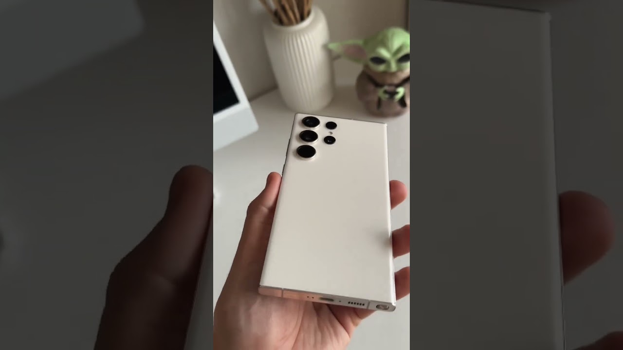 Samsung Galaxy S23 Ultra in Cream color 😍✨ - YouTube
