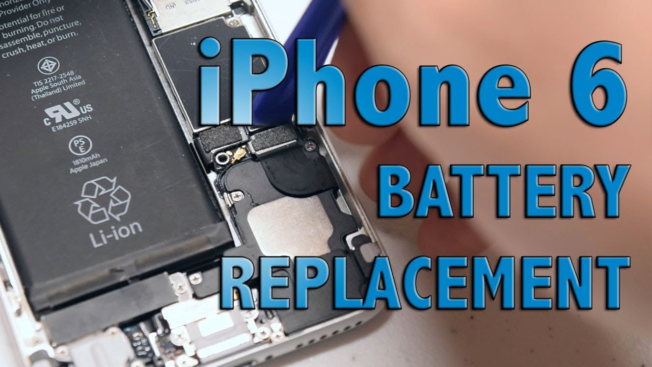 Iphone 6 Battery Replacement Youtube