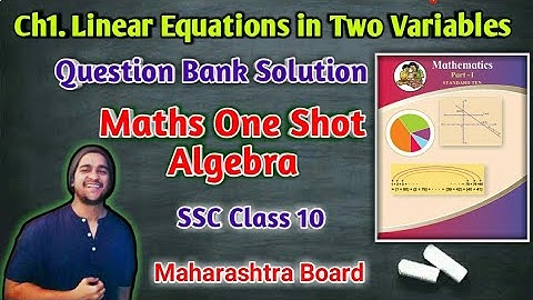 Maths1 Algebra Question Bank Solution One Shot SSC 10th Maharashtra Board 2021 Full chapter 1 CET