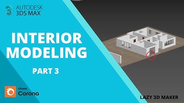 Interior Modeling Tutorial in 3ds Max Part3. #3dsmax #3dmodeling #3d #3dmodelingtutorial