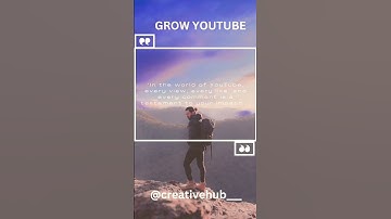 How to grow on Youtube #shorts #trending#youtube #youtubeshorts #growchannel