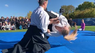 Ukázka aikido - sestřih / Aikido demonstration - short version (Akimatsuri Praha 2022)