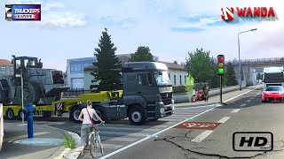Heavy construction machine transportation | truckers of europe 3 gameplay in ultra HD graphic 🔴