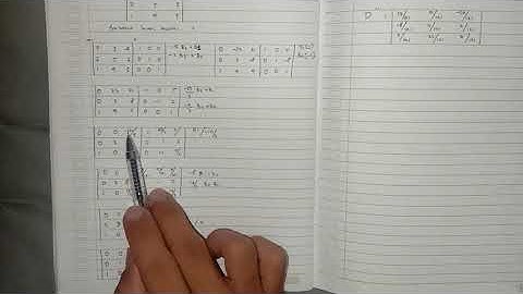 penyelesaian invers matriks dengan metode OBE