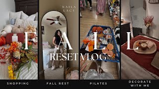 COZY FALL RESET VLOG!! 🍂🤎: the ultimate fall  vlog | shopping, haul & decorating my room!! 