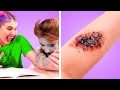 ZOMBIE DI SEKOLAH! Pranks Sekolah Lucu &amp; Perlengkapan Sekolah Zombie DIY oleh Kreatif Panda