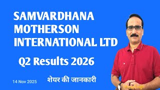 Samvardhana Motherson International Q2 Results 2026 Details Motherson Share Latest News