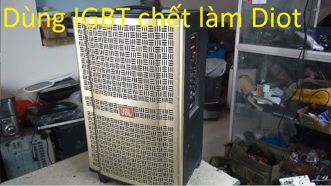 Loa kéo mất nguồn.Hãy xem mình sửa cục nguồn của nó nhé!