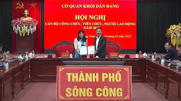 HỘI NGHỊ CÁN BỘ CÔNG CHỨC VIÊN CHỨC NGƯỜI LAO ĐỘNG NĂM 2023 KHỐI DÂN ĐẢNG