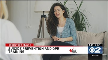 Check Your Health   Suicide prevention and QPR training