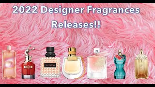 Round up of 2022 Designer Perfume Releases | PART ONE of my ENTIRE fragrance collection!