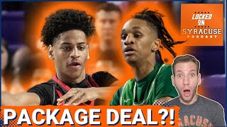 Are Sadiq White AND Kiyan Anthony a PACKAGE DEAL for Syracuse Basketball?!