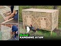 Membuat kandang ayam jago 2 pintu | KANDANG SEDERHANA