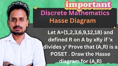 POSET & Hasse Diagram Explained | VTU BCS405A Module 3 | Discrete Mathematics Important Question