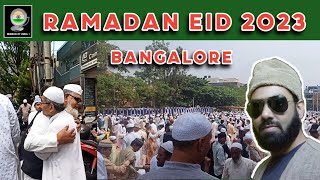 Eid-ul-Fitr 2023 : Eid Namaz | Eid Mubarak | Ramadan Celebration In HMT Ground RT Nagar | Bangalore