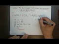 How to balance chemical equations algebraically