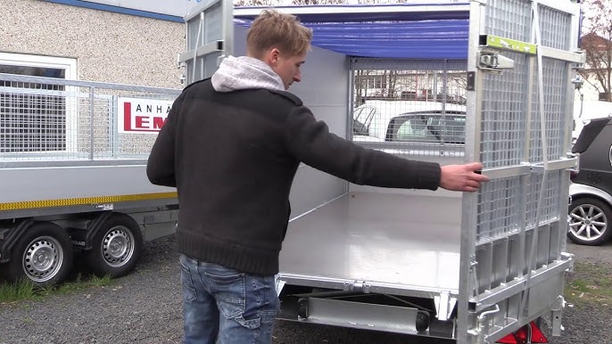 Auto-Kippanhänger hochpumpen mit BaSt-Ing PumpFast