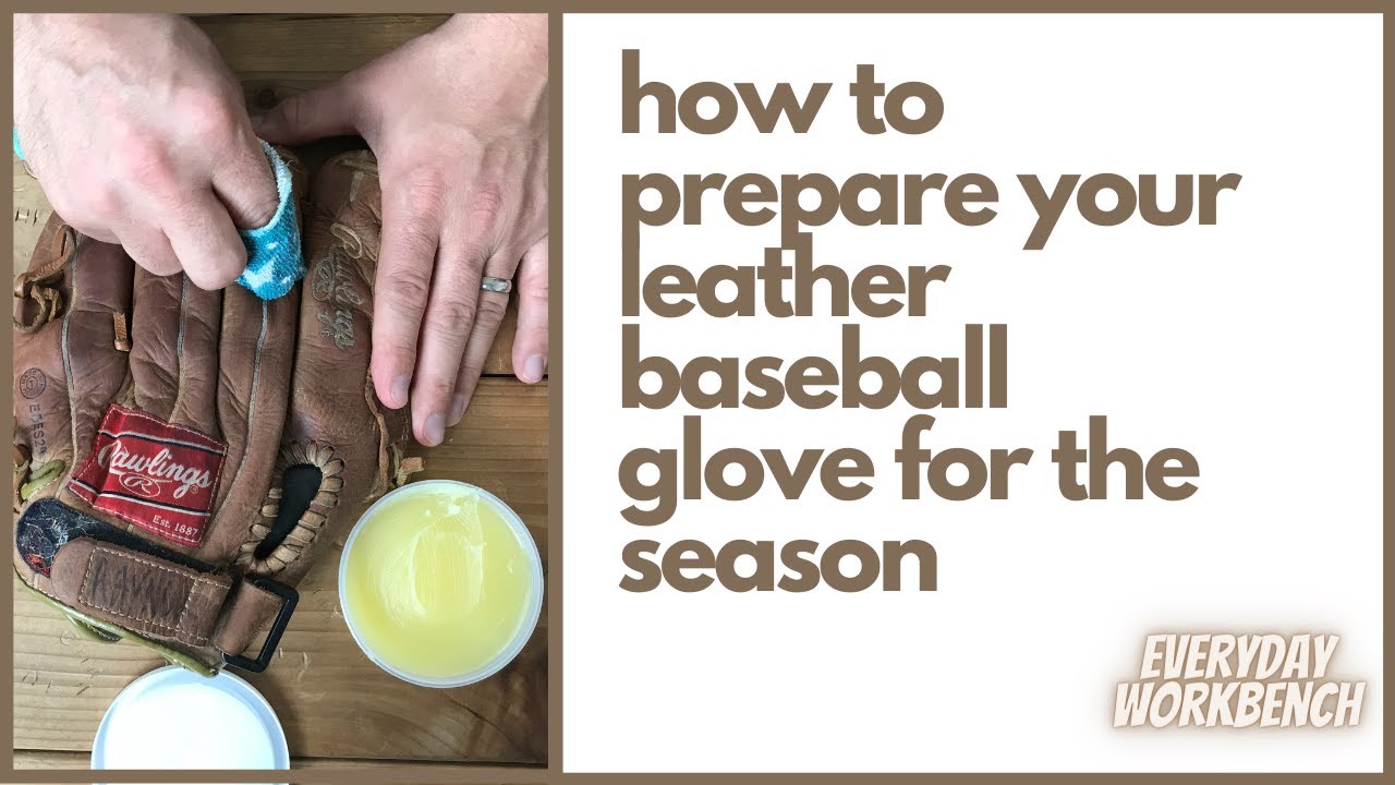 How to condition a baseball glove. Breaking in a baseball glove with Pecard leather conditioner