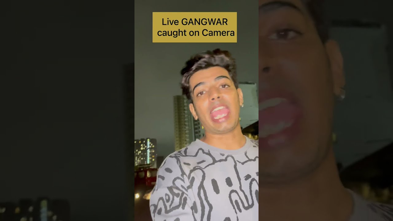 Gang War in Mumbai 😨 Caught Live 😱￼