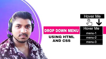 DROP DOWN MENU USING ONLY HTML AND CSS