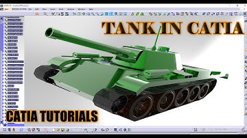 T-90 WAR TANK IN CATIA | CATIA TUTORIALS | WAR TANK ASSEMBLE IN CATIA | CATIA Assembly -2022