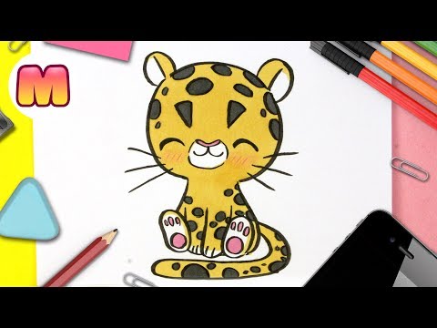 Video: Cómo Dibujar Un Leopardo