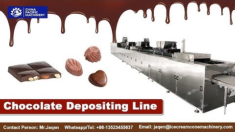 Full Automatic Servo-System Chocolate Depositing Line|Chocolate Pouring Molding Machine #chocolate