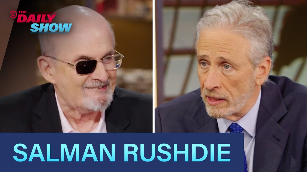 Salman Rushdie   Knife  Freedom of Expression  The Daily Show