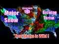 This next storm is wild tornadoes major snow  freezing temperatures