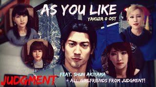 As You Like - Yakuza 0 OST | Music Video Feat. Shun Akiyama