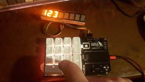 esphome keypad + alphanum ht16k33 testing