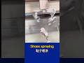 Auto Crocs spraying high efficiency#shoe#spray #spraypaint #automation #factory