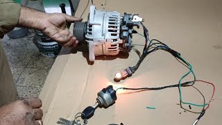 How To Connection 5 Wire Alternator | 5 Pin Alternator wiring