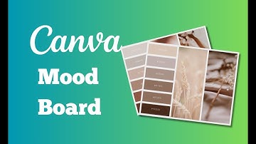 Easy Canva Mood Board Tutorial | Canva Color Palette with Hex code