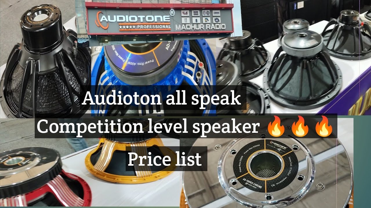Audioton all speak price list # competition level speaker # dj me Sabse best quality sound
