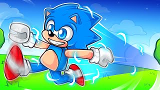 Spending $100,000 To Become The FASTEST SONIC in Roblox!